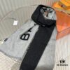 6931a917ccd8ab3d7af9d7d5 Balenciaga Classic Letter Double-Sided Cashmere Scarf