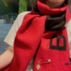 6931a917ccd8ab3d7af9d7d6 Balenciaga Classic Letter Double-Sided Cashmere Scarf