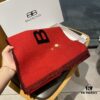 6931a917ccd8ab3d7af9d7d9 Balenciaga Classic Letter Double-Sided Cashmere Scarf