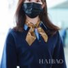 Luxury Grade Premium G Maison GG [Logo Collaboration Ribbon], Authentic 16 Momme Silk Twill Scarf