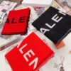 6931a919ccd8ab3d7af9d7fb Balenciaga Classic Letter Double-Sided Cashmere Scarf