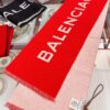 6931a919ccd8ab3d7af9d7fd Balenciaga Classic Letter Double-Sided Cashmere Scarf