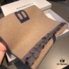 6931a919ccd8ab3d7af9d805 Gray Black Two-Tone Color đ„Authentic Store VersionăBalenciaga Classic Logo Double-Sided Cashmere Scarfăđ„