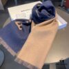 6931a91accd8ab3d7af9d808 Gray Black Two-Tone Color đ„Authentic Store VersionăBalenciaga Classic Logo Double-Sided Cashmere Scarfăđ„