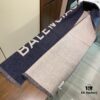 6931a91accd8ab3d7af9d80f Balenciaga Classic Letter Double-Sided Cashmere Scarf