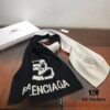 6931a91cccd8ab3d7af9d834 Balenciaga 100% Cashmere Scarf, 2020 Fall/Winter New Arrival, Black and White Color Block, Elegant Logo Jacquard, Soft and Skin-Friendly, Long Scarf 45*180cm, Solid Color (Retail Style)