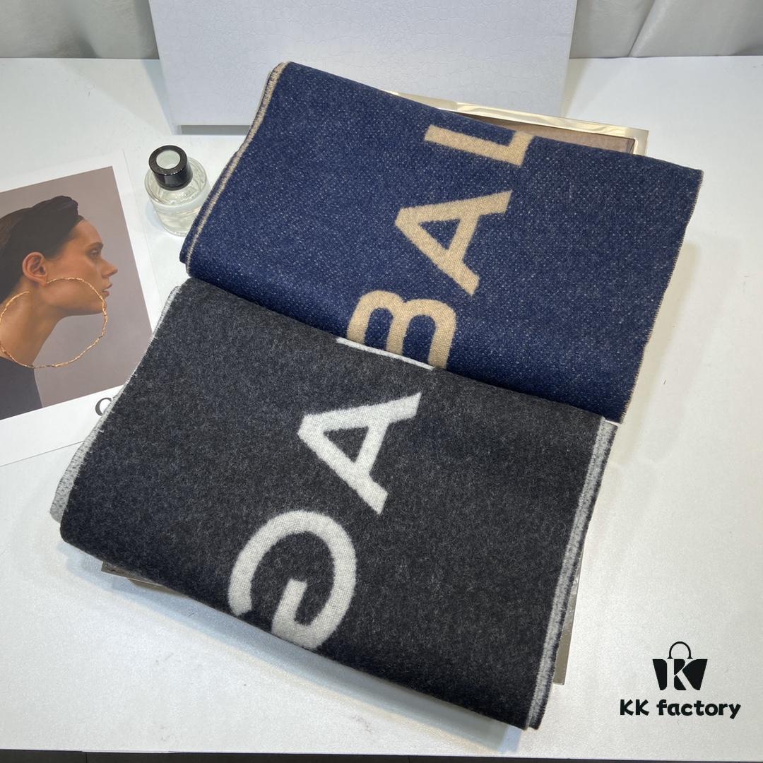 6931a91dccd8ab3d7af9d83f Balenciaga Classic Letter Double-Sided Cashmere Scarf