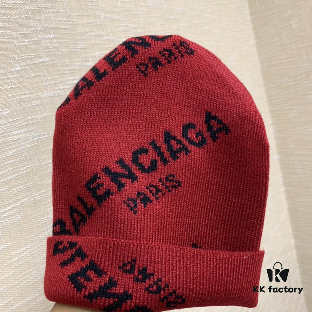6931a91eccd8ab3d7af9d843 Balenciaga Hat, a Timeless Symbol of Fashion and Youth, Perfect Black and White Combination, Essential for Trendsetters! 100% Cashmere, Elegant Logo Jacquard, Soft and Skin-Friendly Texture