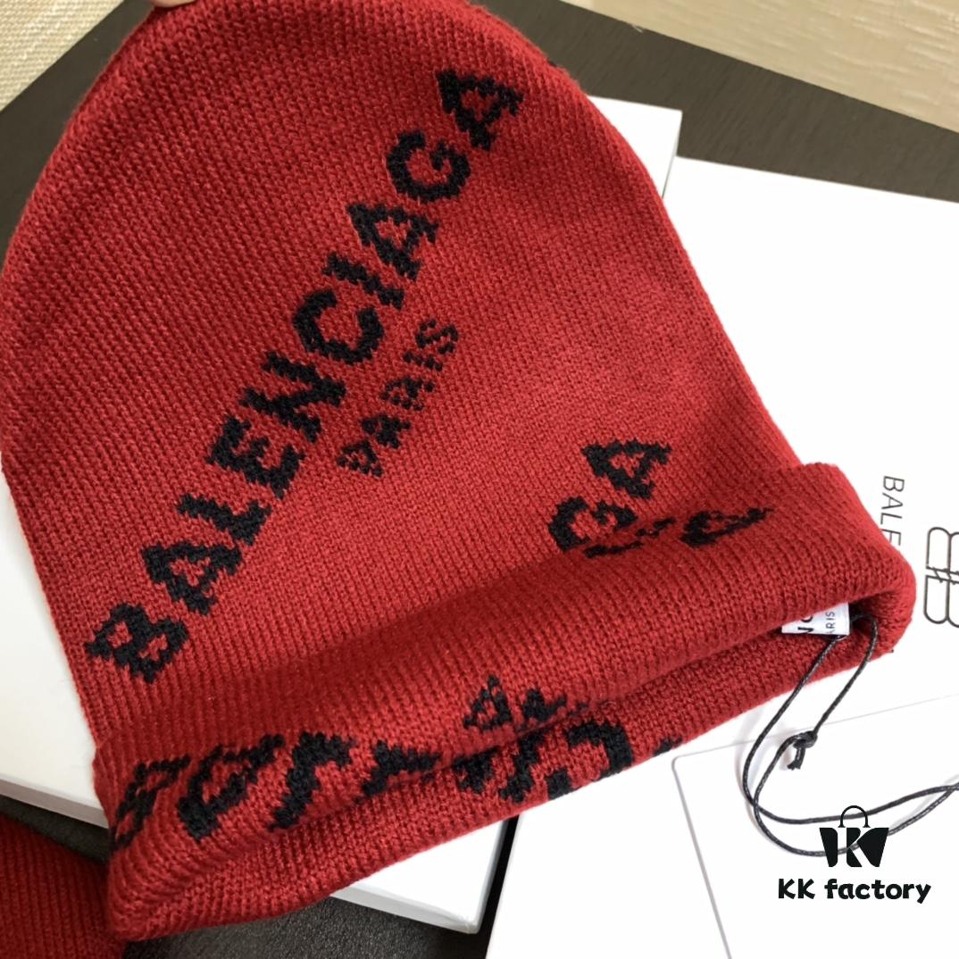 6931a91eccd8ab3d7af9d844 Balenciaga Hat, a Timeless Symbol of Fashion and Youth, Perfect Black and White Combination, Essential for Trendsetters! 100% Cashmere, Elegant Logo Jacquard, Soft and Skin-Friendly Texture