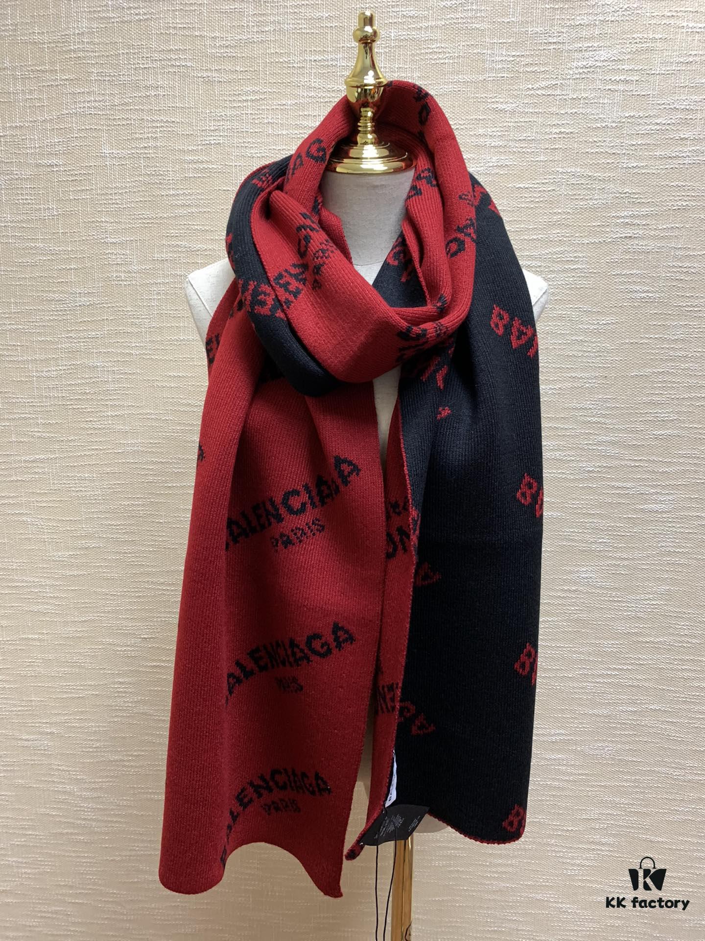 6931a91eccd8ab3d7af9d84c Balenciaga, synonymous with fashion and youth, perfect black and white combination, a must-have for trendsetters! 100% cashmere! Elegant logo jacquard! Soft and skin-friendly texture! New autumn/winter scarf (boutique style) 38:220 cm long scarf!