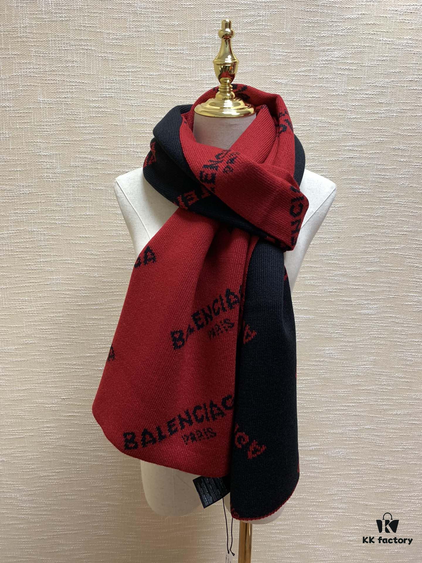 6931a91eccd8ab3d7af9d84d Balenciaga, synonymous with fashion and youth, perfect black and white combination, a must-have for trendsetters! 100% cashmere! Elegant logo jacquard! Soft and skin-friendly texture! New autumn/winter scarf (boutique style) 38:220 cm long scarf!