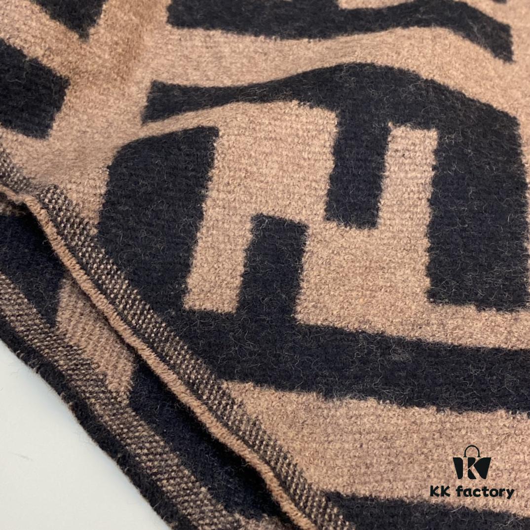 6931a91fccd8ab3d7af9d851 FENDI Large F Tassel Long Scarf 45*170cm 100% Cashmere