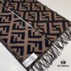 6931a91fccd8ab3d7af9d854 FENDI Large F Tassel Long Scarf 45*170cm 100% Cashmere