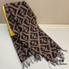 6931a91fccd8ab3d7af9d857 FENDI Large F Tassel Long Scarf 45*170cm 100% Cashmere
