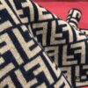 6931a91fccd8ab3d7af9d85c In-Stock Now - Fendi Latest Style FF Collection Small Logo Scarf with Orange Accent 66% Wool 29% Cashmere 190cm*35cm