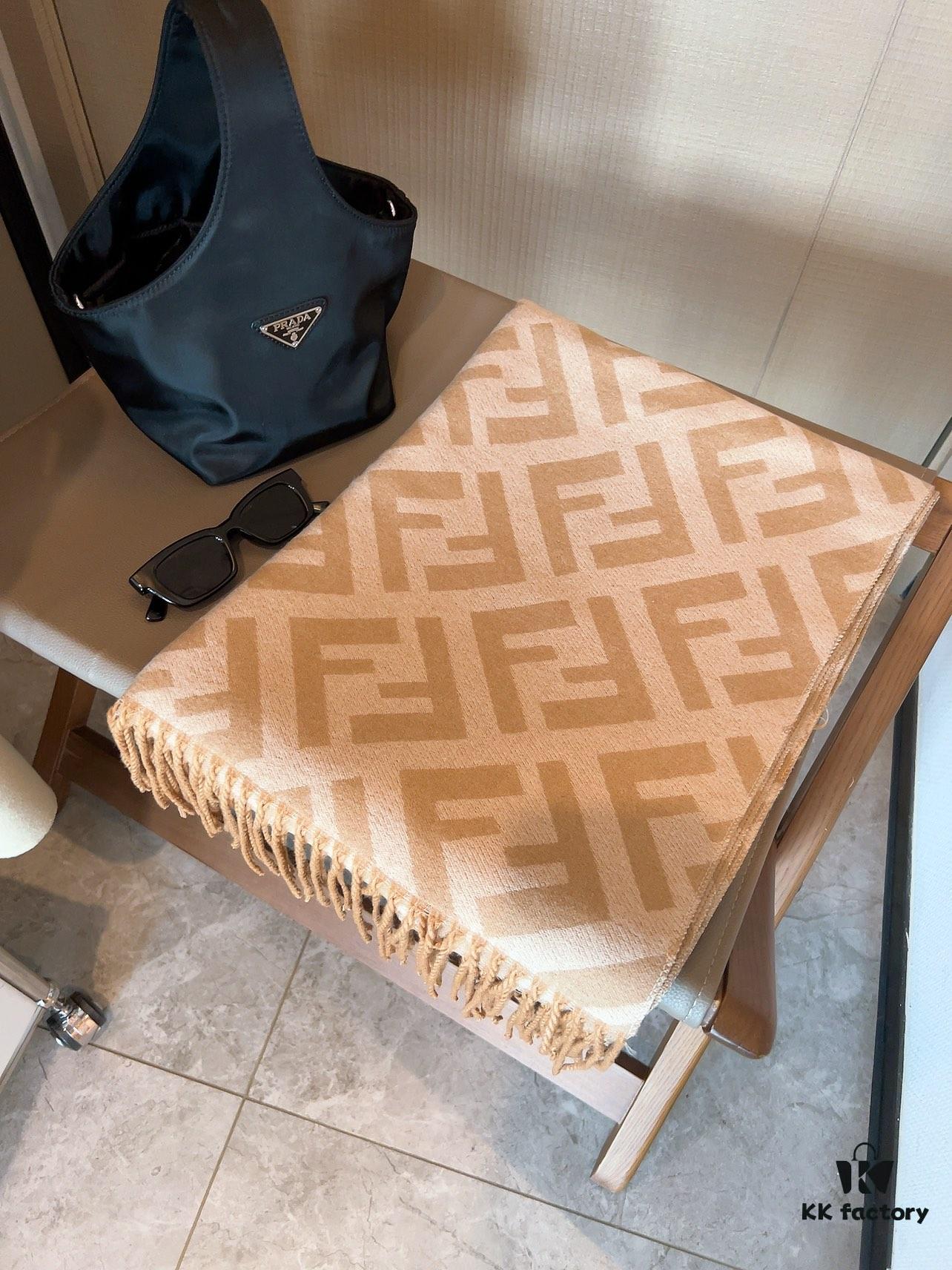 6931a920ccd8ab3d7af9d865 FENDI Latest Scarf, Super Soft and Stylish Double-Sided Design