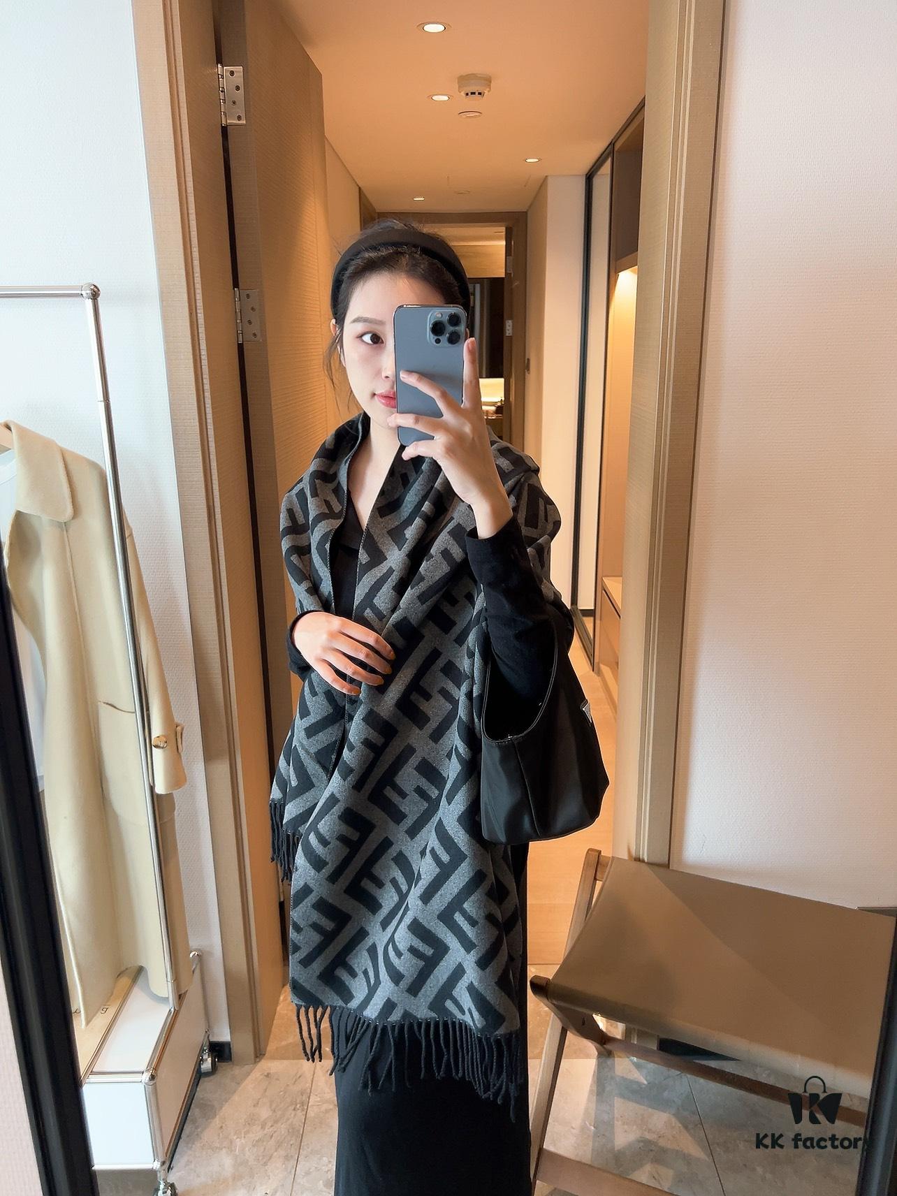 6931a920ccd8ab3d7af9d866 FENDI Latest Scarf, Super Soft and Stylish Double-Sided Design