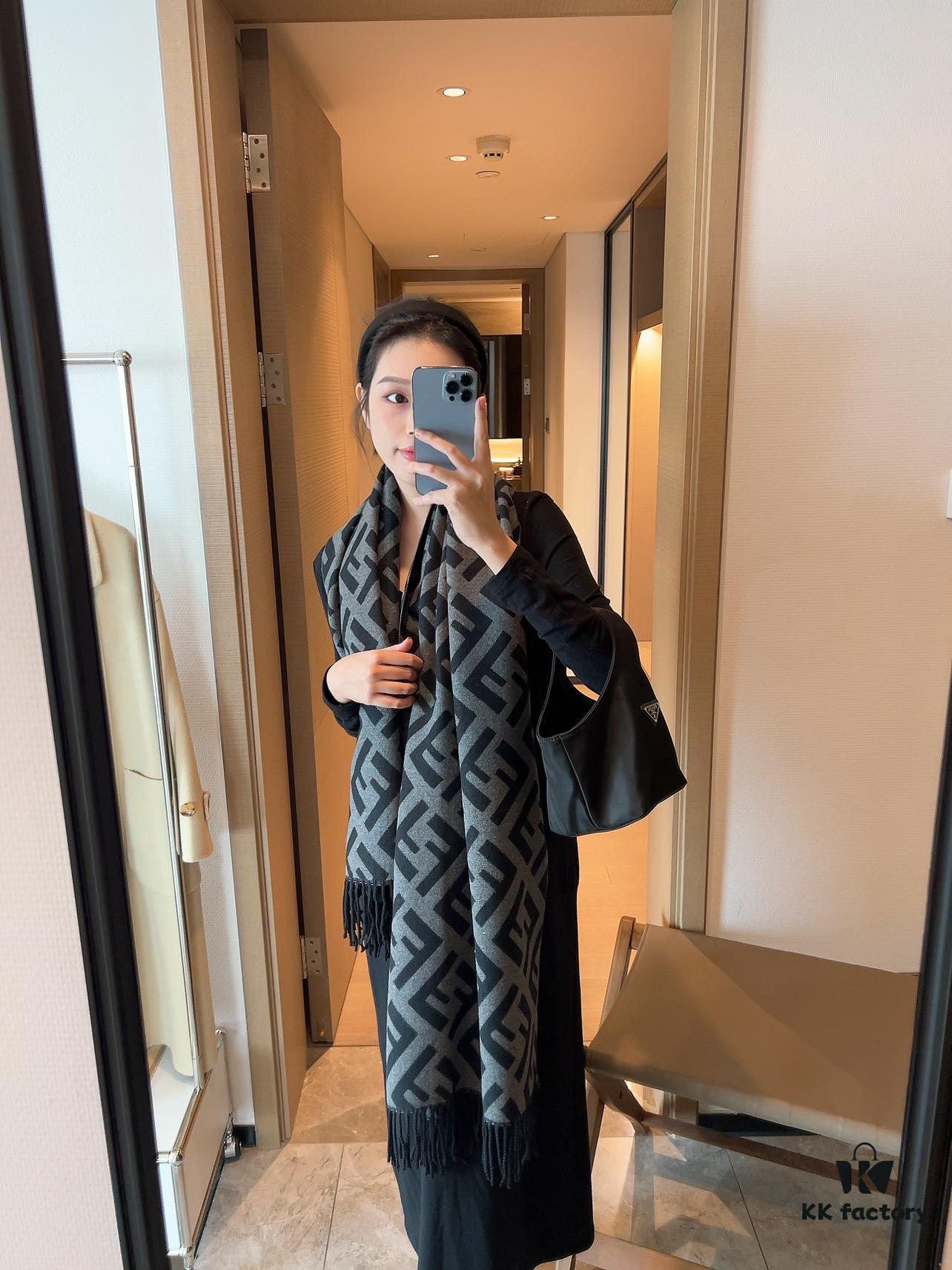 6931a920ccd8ab3d7af9d867 FENDI Latest Scarf, Super Soft and Stylish Double-Sided Design