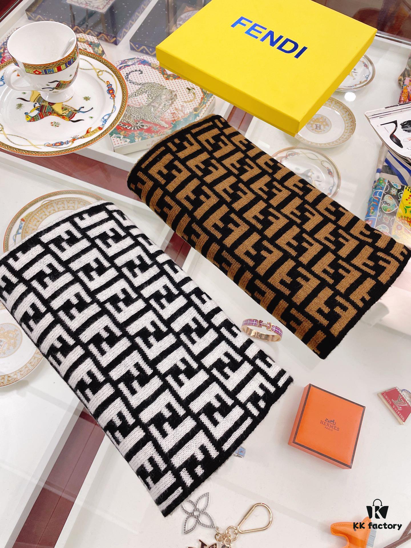 6931a922ccd8ab3d7af9d88d Fendi Men's Cashmere Scarf, Classic Design, Soft and Elegant, Limited Stock Available
