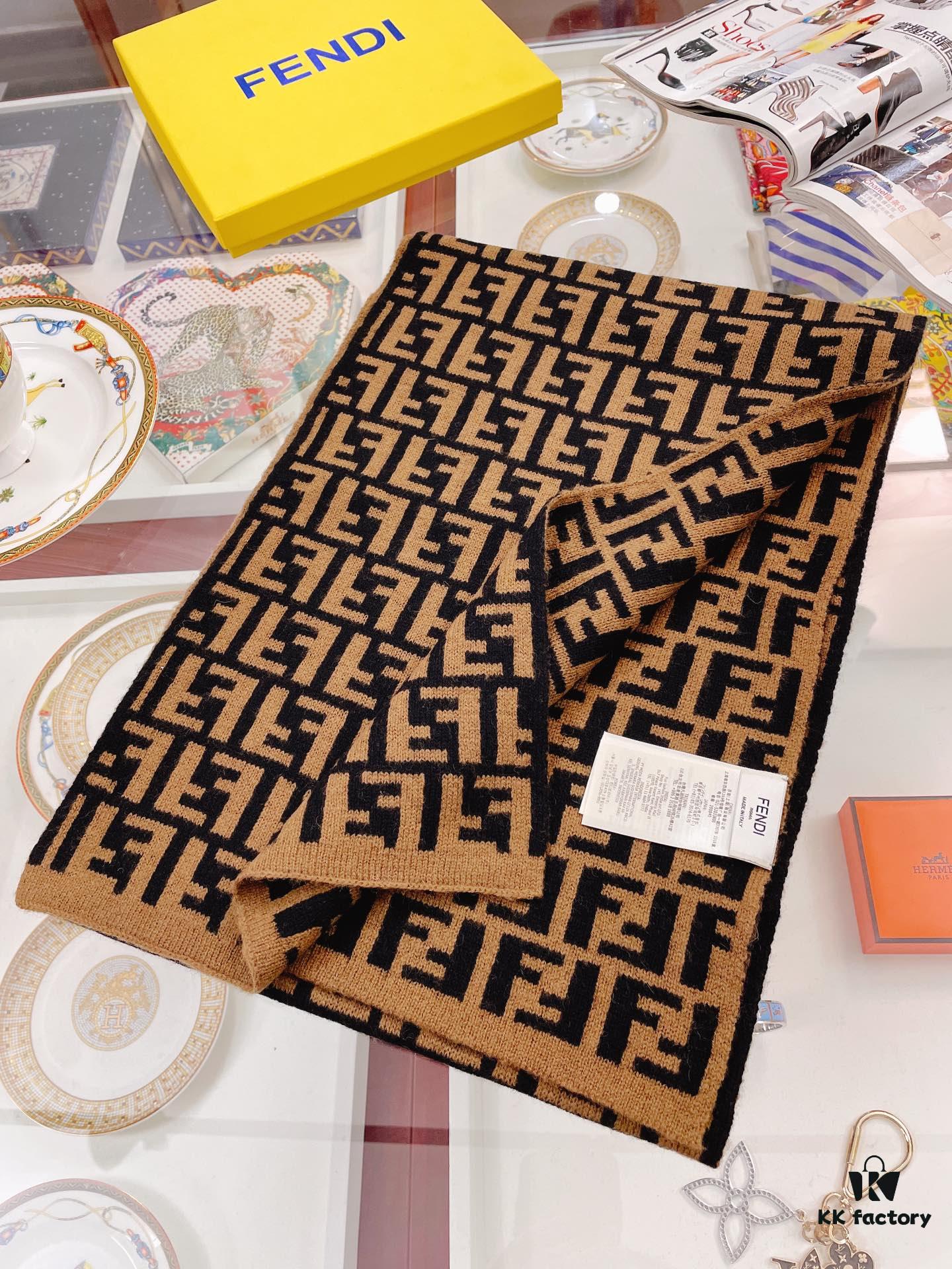 6931a923ccd8ab3d7af9d88f Fendi Men's Cashmere Scarf, Classic Design, Soft and Elegant, Limited Stock Available