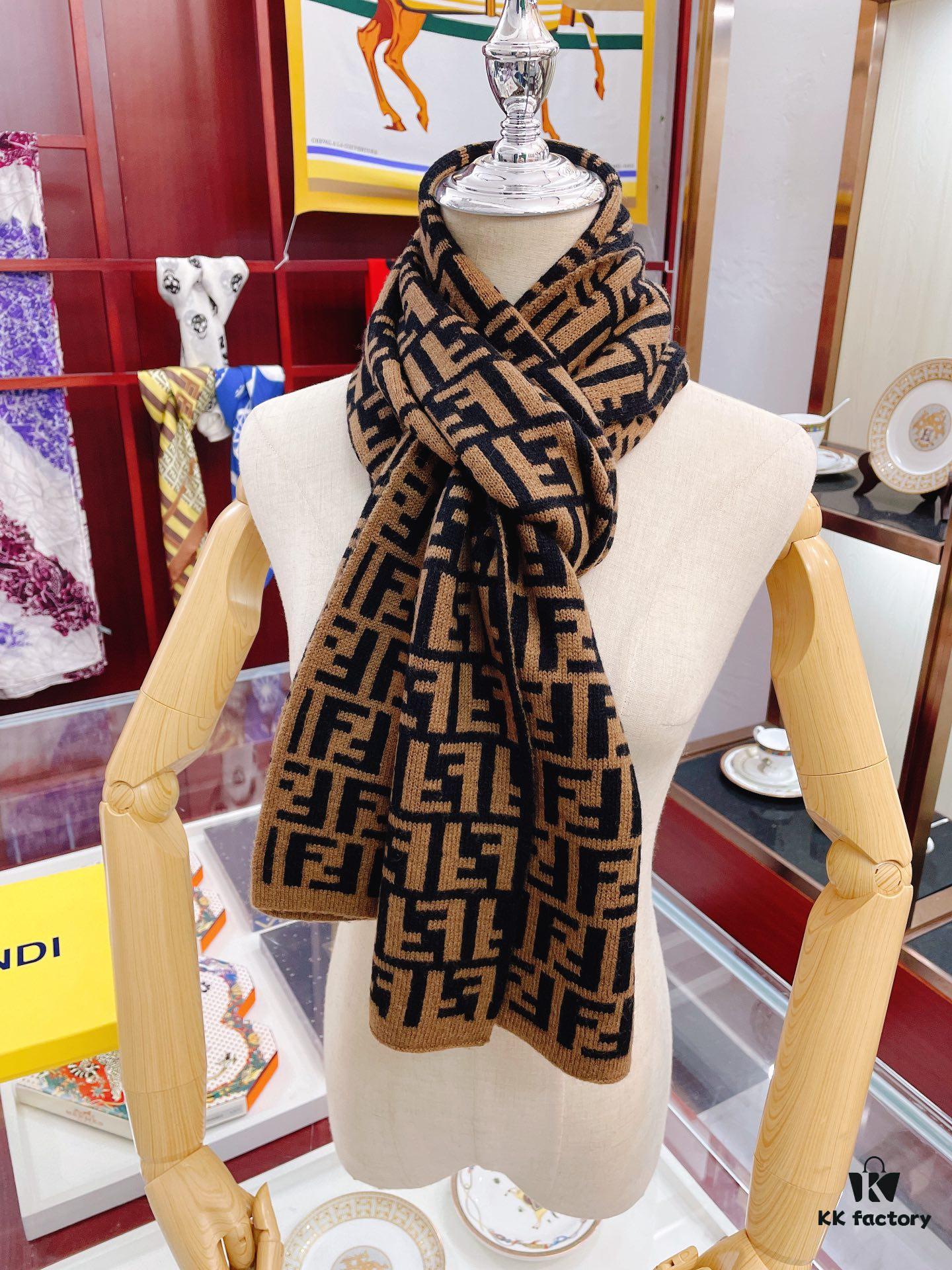 6931a923ccd8ab3d7af9d894 Fendi Men's Cashmere Scarf, Classic Design, Soft and Elegant, Limited Stock Available