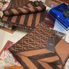 6931a924ccd8ab3d7af9d8a7 Fendi High-End New Arrival, Double-Sided Design Luxury Wool Silk Scarf
