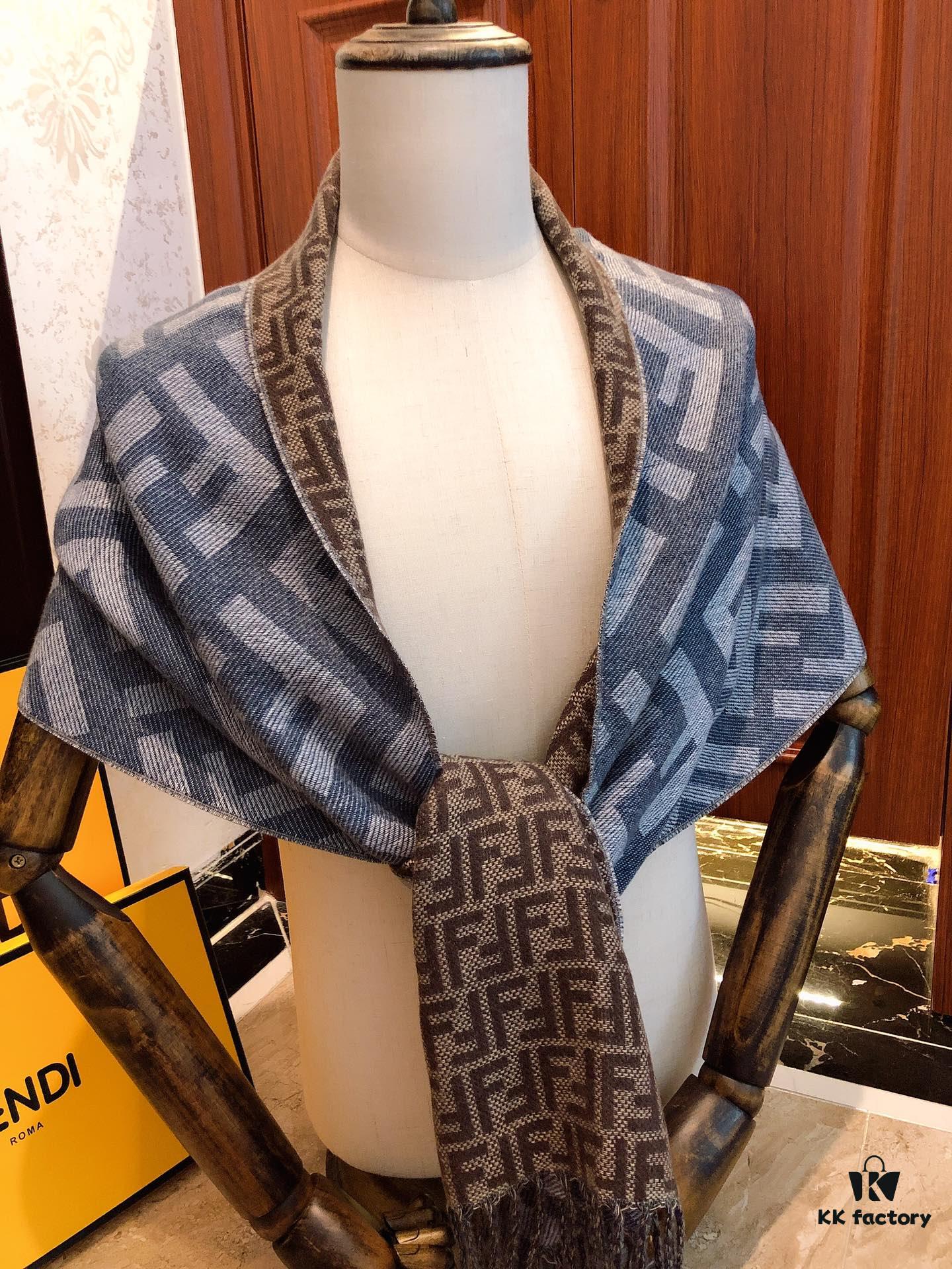 FENDI Latest Scarf, Super Soft and Stylish Double-Sided Design!
