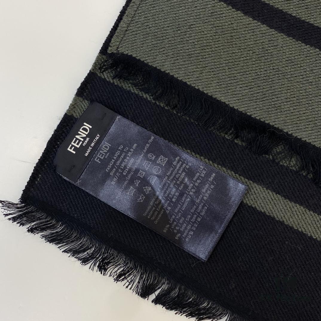 6931a926ccd8ab3d7af9d8c4 Fendi FENDI Classic Bestseller 35*180cm 95% Wool 5% Silk