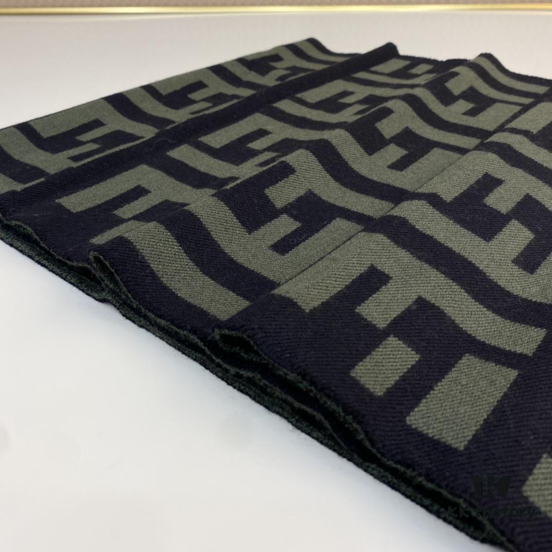 6931a926ccd8ab3d7af9d8c7 Fendi FENDI Classic Bestseller 35*180cm 95% Wool 5% Silk