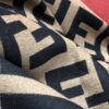 6931a926ccd8ab3d7af9d8cf FENDI This Autumn-Winter's Most Stylish FENDI🖤 Classic FF Monogram Cape, Retro and Elegant, Double-Sided Color, Versatile and Chic, 95% Wool 5% Silk, 140cm x 140cm