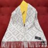6931a928ccd8ab3d7af9d8e8 In Stock & Ready to Ship - Fendi Large Fringe Logo Double-Sided Cashmere Scarf, FF Monogram in Perfect Autumn-Winter Hue, 100% Premium Cashmere, Ultra Warm and Exceptionally Soft, 170×45cm