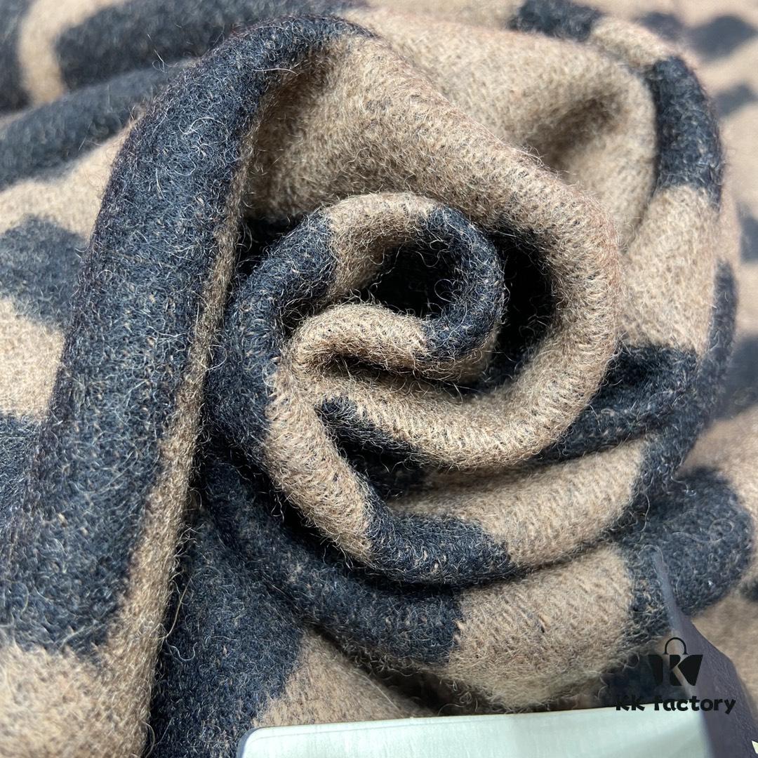 6931a929ccd8ab3d7af9d8f2 Fendi Large Fringe Logo Double-Sided Cashmere Scarf, FF Monogram in Perfect Autumn-Winter Hue