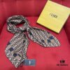 6931a929ccd8ab3d7af9d900 Fendi FF Monogram Washed Twill Silk Jacquard Scarf – Luxuriously Soft and Timelessly Elegant