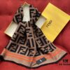 FENDI FF Monogram Classic Scarf with Orange Trim – The Legendary Scarf You Can't Buy Even with Money