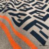 FENDI FF Monogram Classic Scarf with Orange Trim – The Legendary Scarf You Can't Buy Even with Money