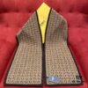 6931a92cccd8ab3d7af9d924 Brown FENDI Woven Wool Scarf 🧣 Timeless FF Monogram Pattern, Soft and Luxurious 100% Pure Wool Fabric, 30*180cm