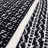 6931a92cccd8ab3d7af9d929 Black FENDI Woven Wool Scarf 🧣 Timeless FF Monogram Pattern, Soft and Luxurious 100% Pure Wool Fabric, 30*180cm