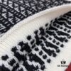6931a92cccd8ab3d7af9d92a Black FENDI Woven Wool Scarf 🧣 Timeless FF Monogram Pattern, Soft and Luxurious 100% Pure Wool Fabric, 30*180cm