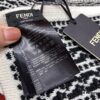 6931a92cccd8ab3d7af9d92c Black FENDI Woven Wool Scarf 🧣 Timeless FF Monogram Pattern, Soft and Luxurious 100% Pure Wool Fabric, 30*180cm