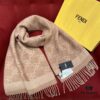 6931a92dccd8ab3d7af9d931 FENDI Autumn-Winter New Arrival Scarf – Soft, Elegant Colors That Exude Charm; Perfect for Daily Wear as a Neck Warmer or Shawl! Reversible Design, Non-Irritating, Thick and Fine Texture with 51% Wool and 49% Cashmere, 38*215cm