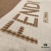 6931a92dccd8ab3d7af9d93c FENDI Autumn Winter New Checkered Double-Sided Fringe Scarf – Unisex Wear, Non-Irritating, Soft and Durable, 75% Wool 25% Cashmere, 30*180cm