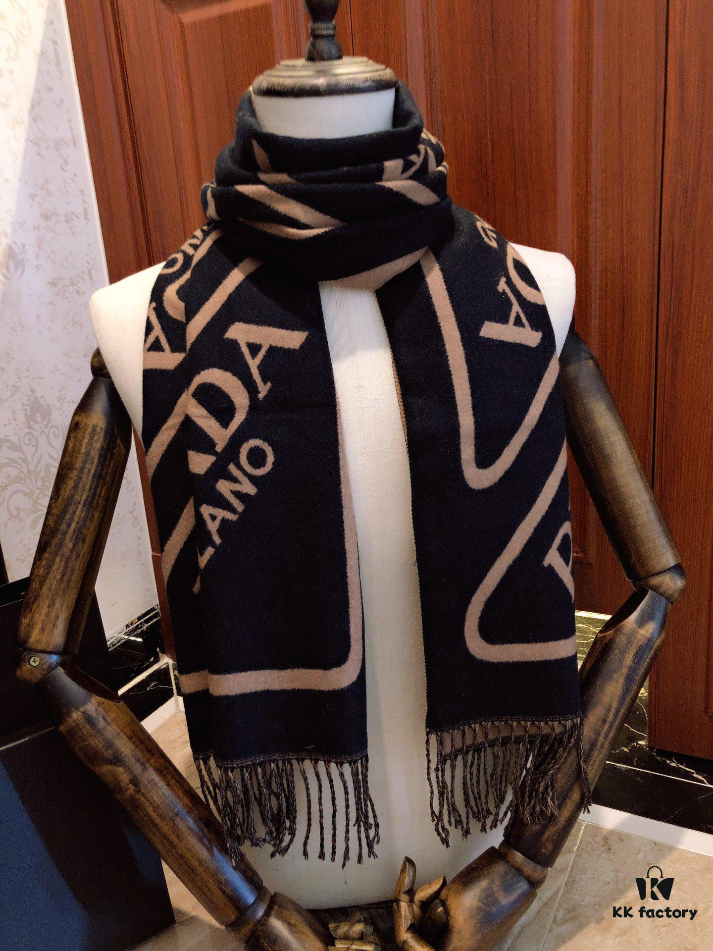 6931a92eccd8ab3d7af9d94a Prada Latest Couple Scarf Double-Sided Jacquard Scarf, Large and Minimalist, The Ultimate Choice for Successful Men, Classic Pattern with Logo Design, Fashionable Colors Exuding a Sophisticated Atmosphere, Fully Meeting Your Demands for Style and Quality