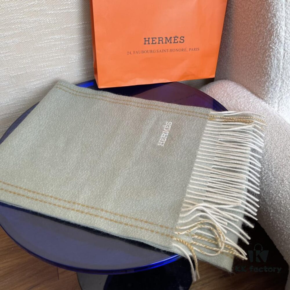 6931a92fccd8ab3d7af9d95b Hermes Winter New Unisex Double-Sided Cashmere Long Scarf