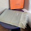 Hermes Winter New Unisex Double-Sided Cashmere Long Scarf