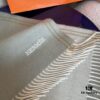 Hermes Winter New Unisex Double-Sided Cashmere Long Scarf