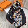 6931a930ccd8ab3d7af9d96a Hermès Classic Beautiful Silk-Wool Square Scarf 140, Hand-Rolled Edges, Premium Herringbone Cashmere Silk Blend