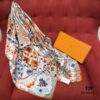 6931a930ccd8ab3d7af9d96d Hermes 100% Silk Cashmere Paisley Floral Scarf, 140x140cm