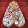 6931a930ccd8ab3d7af9d96e Hermes 100% Silk Cashmere Paisley Floral Scarf, 140x140cm