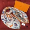 6931a930ccd8ab3d7af9d96f Hermes 100% Silk Cashmere Paisley Floral Scarf, 140x140cm