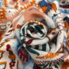 6931a931ccd8ab3d7af9d972 Hermes 100% Silk Cashmere Paisley Floral Scarf, 140x140cm